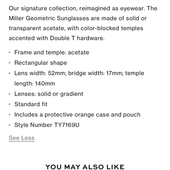 Tori Burch Sunglasses blue/white cream color - Picture 5 of 5